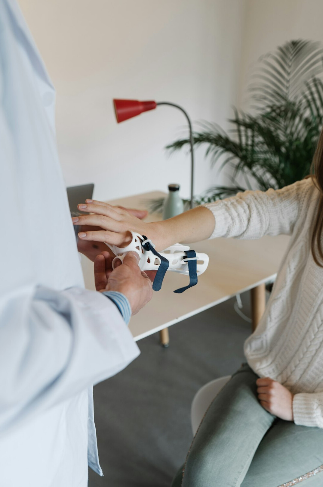 woman at medical appointment