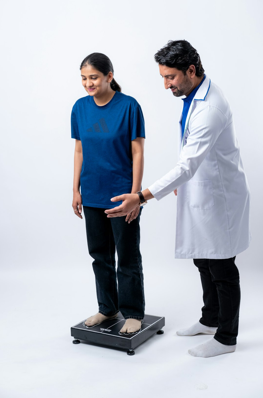 Family doctor consultation in a modern clinic